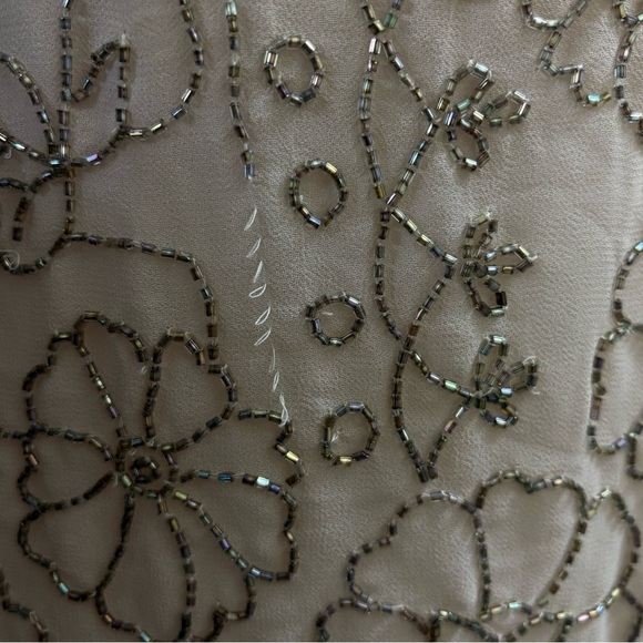 NWT Needle & Thread Linear Motif Georgette Sheath Dress | Size 6 - Picture 15 of 15